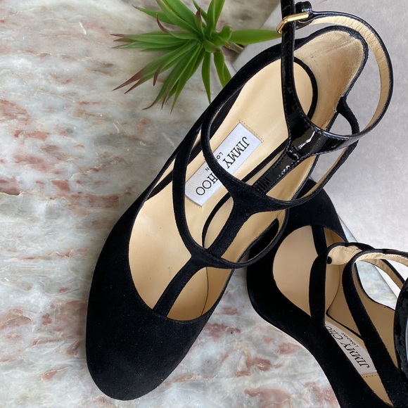 JIMMY CHOO 🖤Suede Black Evening/business 🖤Beautiful Shoes! 🖤 - Picture 2 of 4